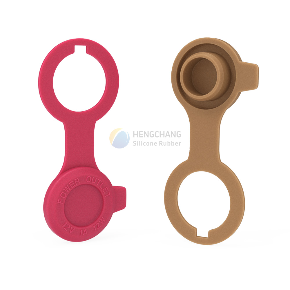 Customized silicone cap and soft rubber plug for cigarette lighter