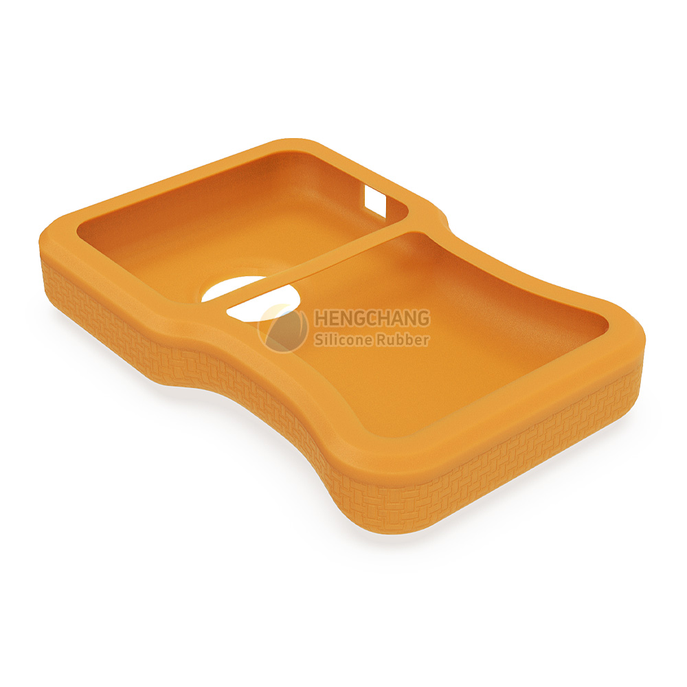 Silicone case with fabric texture, rubber protective cover-7