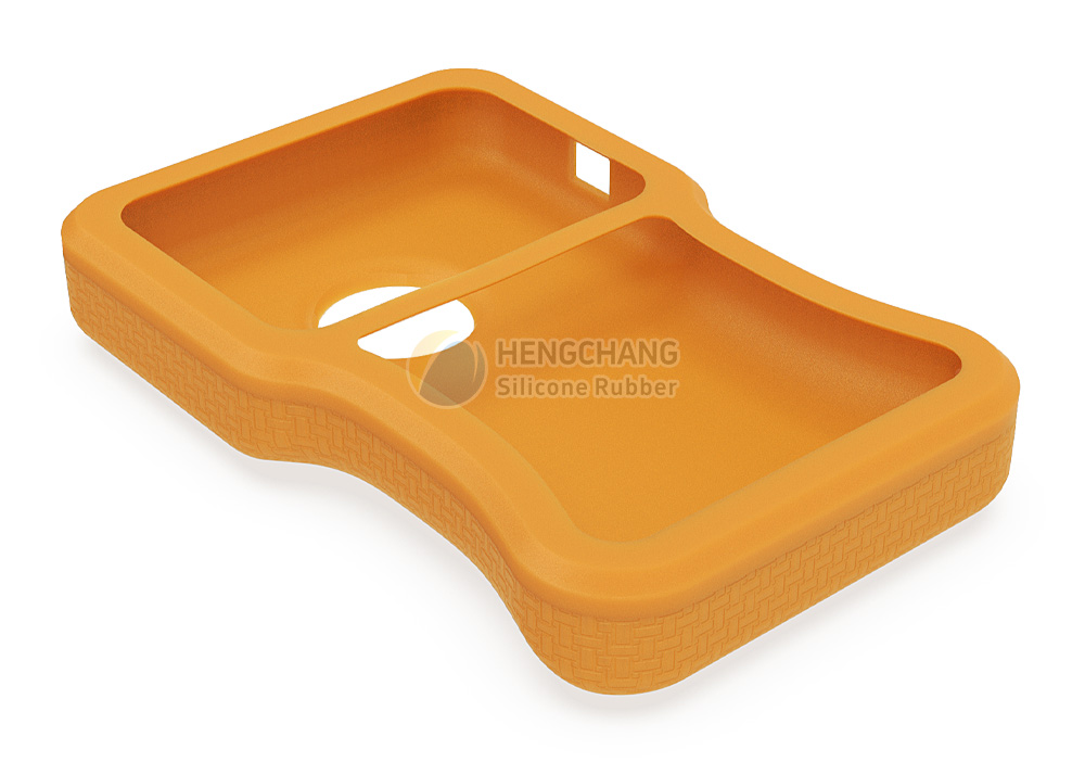 Silicone case with fabric texture, rubber protective cover-72