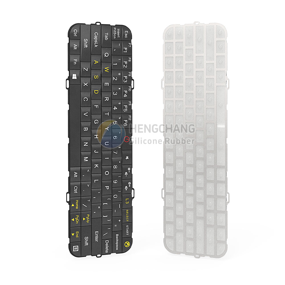 Ultra-thin P+R keyboard_ Plastic + silicone keyboard with steel sheet skeleton-5