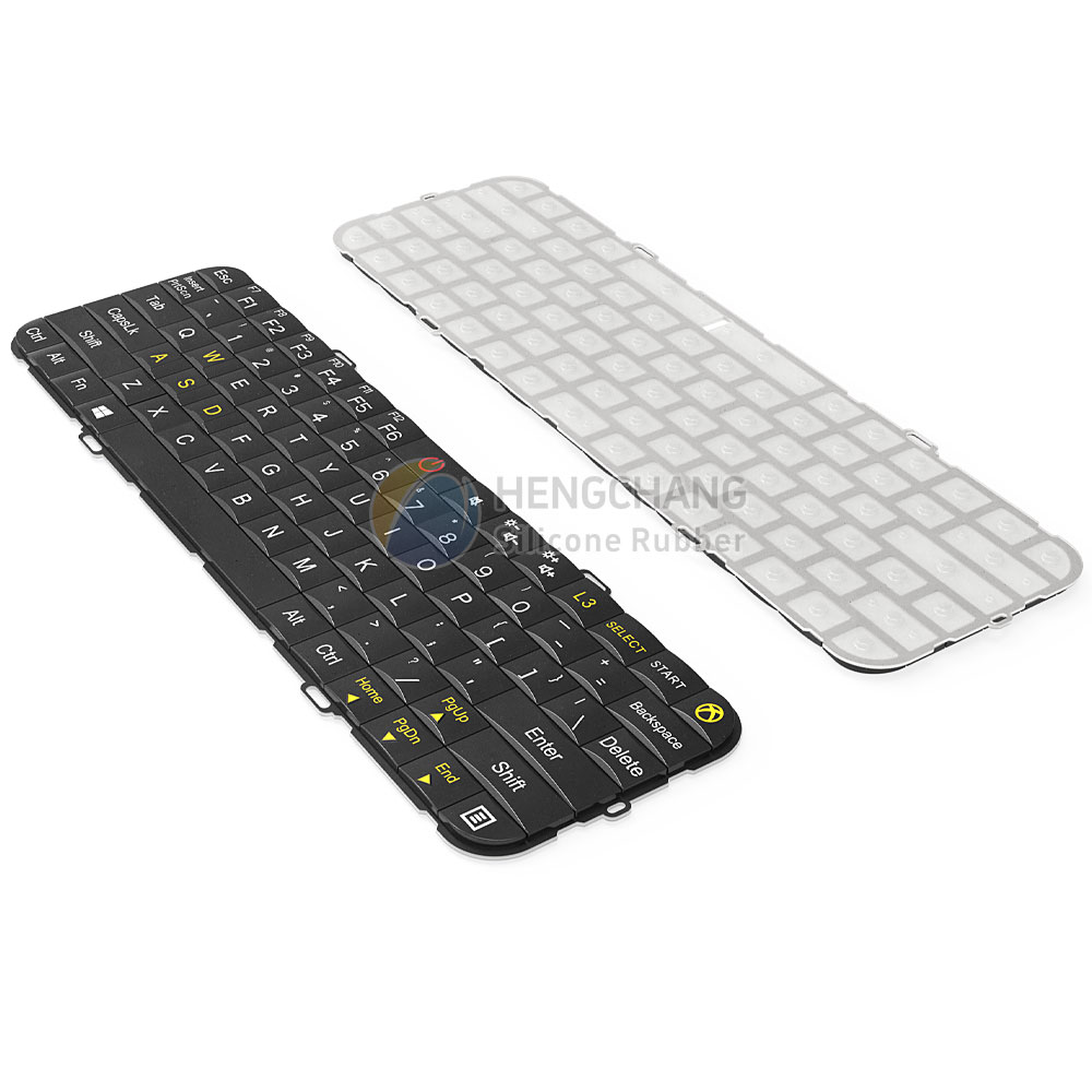 Ultra-thin P+R keyboard_ Plastic + silicone keyboard with steel sheet skeleton-8