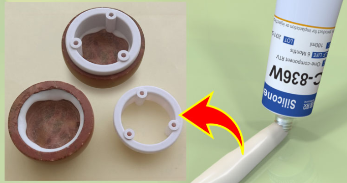 Stone and plastic parts bonding adhesive HC-836W